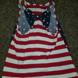 Red white and blue tank